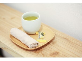 オクノテ マッサージ サロン(okunote)/施術後のひと息