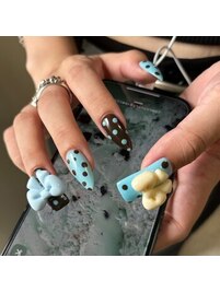 気分も上がるリボンネイル♪