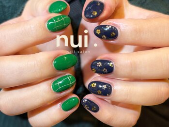 ヌイ 下北沢(nui.)/チェック ホロフラワー