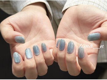 リマネイル(lima nail)/水色マグネット