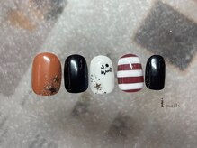 アイネイルズ 横浜EAST店(I-nails)/シンプルハロウィンカラーネイル