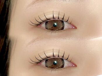 インク(inkk)の写真/【すっぴんでも可愛い目元を持続!】ナチュラルにも華やかにも◎作りすぎない美しさ!