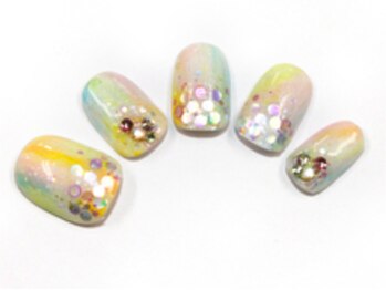 クリスタルネイル ゆめタウン筑紫野店(CRYSTAL NAIL)/ホログラムネイル