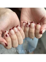 ロミー(Rommy)/手書きハートネイル