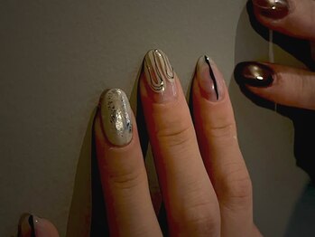 ネイル アトリエ フイユ イセサキ(Nail atelier Feuill isesaki)/design full