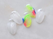 ルシェルアイ/蛍光マーブル☆ニュアンス