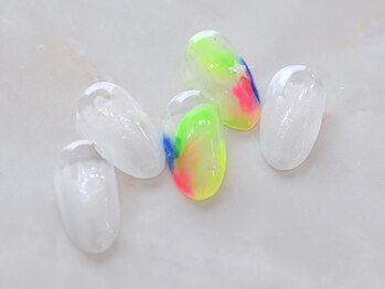 ルシェルアイ/蛍光マーブル☆ニュアンス