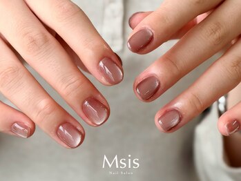 エムシス 夙川店(Msis)の写真/自爪に負担をかけないフィルイン/パラジェル取扱店◇モチの良さに定評あり◎非日常空間でゆったり施術♪