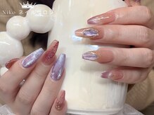 ニコ 柏店(Niko)の雰囲気（色っぽワンホンネイルで上品に。[韓国ネイル/ワンホンネイル]）