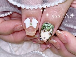 リボン痛ネイル