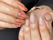 エムスラッシュ ネイル たまプラーザ(M.SLASH)/アシンメトリーネイル