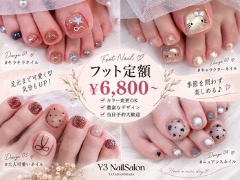 ワイスリー(Y3)の写真/【Foot】フットネイルで足元からおしゃれを楽しもうサンダルの季節はもちろん一年中人気のフットネイルへ★
