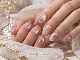 ビー玉マグネット×パール