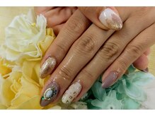 ダブルネイル(Double Nail)/【竹中】秋！レオパードネイル