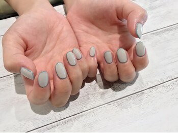 アース コアフュールボーテ 新潟中野山店 (EARTH Coiffure beaute')/囲みラインネイル　￥5500