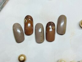 ラメフレンチネイル☆立川