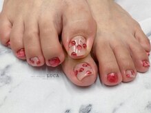 ネイルアトリエルカ(nail atelier LUCA)/M-359 さくらんぼフットネイル