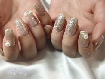 ピッキー(Picky)/マグネットに大粒パール