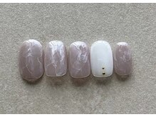 キャンアイドレッシー 長岡店(Can I Dressy)/シンプル水彩ネイル