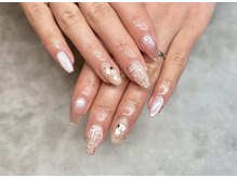 ネイル アイラッシュ 彩 熊谷店/ツイード×シェル