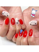 トータルビューティーローズ(Rose)/ポチャッコネイル
