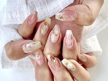サロンサルート 本店(salon salute)の写真/持ち込みOK！抜群のセンスと再現性に仕上がり感動の声多数!!カラー,パーツ,手描きアートも充実♪