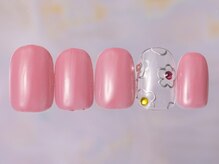 ジェミーネイル シンジュク(Jemiy nail shinjuku)/色鉛筆手描きフラワー¥6980