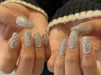 ワンカラーorラメグラ