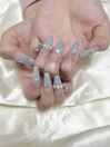 ◇くすみブルーネイル◇