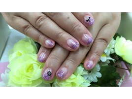 ラメグラ★ハロウィンネイル