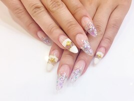 スカルプアート付け放題☆シェル