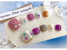 ネイルサロンディーバ 塚口店(Diva)/Footアート10込￥8100