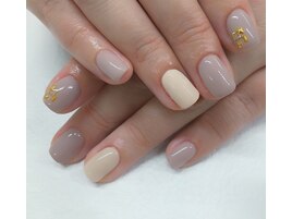 ワンカラー、シンプルネイル♪