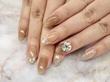 ディーネイル 京橋(D-nail)/立和名/秋ブラウンネイル