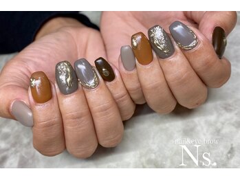 エヌエス ネイルアンドアイブロウ(Ns)/デザインネイル☆