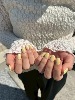 アトリエ ポノ(atelier pono)/レモンカラーネイル
