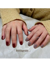 チェックネイル★