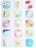 【¥4000】★アート80春割★ [FOOTオフ無し] 親指サンプル+4指は2色選択OK♪
