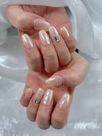 うるつやパール×ワンポイント