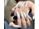 長さだしベイビーブーマーネイル