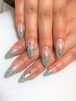 アンベリール ネイルサロンアンドスクール(embellir)/ラメグラデーション