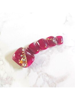 パスリー ネイルアンドケア(Parsley Nail&Care)/11・12月華やかアート／フット