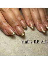 ネイルズリアル(nail's REAL)/ガラスフレンチ