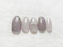 プロモート 岡山城下店(Promote)/バカラ×リボンネイル【岡山】