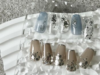 ドットウル(.ulu)/ニュアンスアシメ◆アート5本