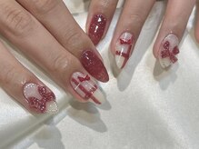 ララアンジュ(LaLa-Ange)/赤ガーリーネイル