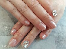 朱花 プルバイシュカ(fle by 朱花)/埋め尽くしネイル