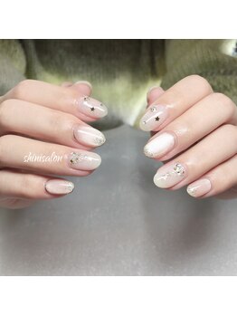 シンイサロン(shini salon)/大人上品クリスマスネイル
