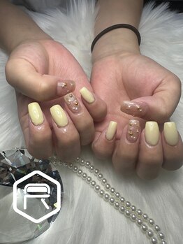 レディスペネイル ノウラ 名駅店(Redispe nail NouRa)/バターイエローネイル
