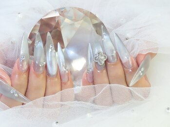 アマリリス(Amaryllis)/かわいい*マグネットネイル